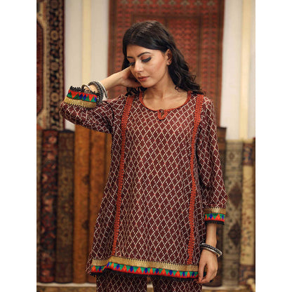 Gulabo Jaipur Abra Brown (Set of 2)
