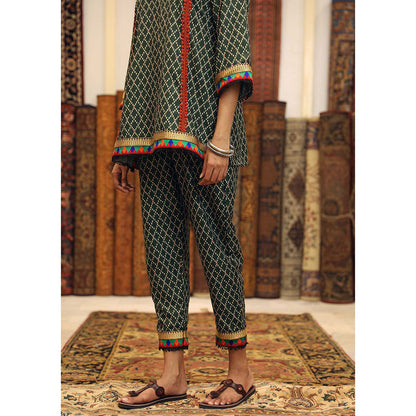 Gulabo Jaipur Abra Green (Set of 2)