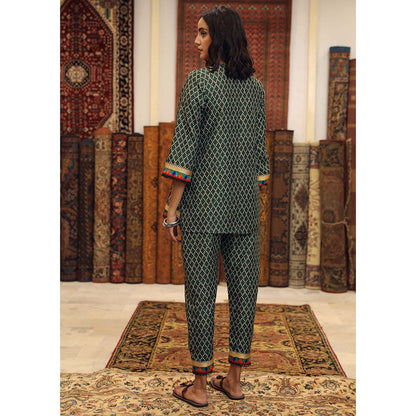 Gulabo Jaipur Abra Green (Set of 2)