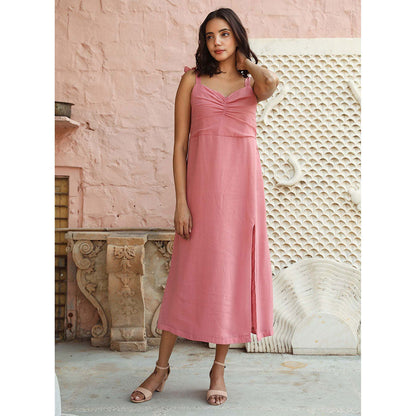 Gulabo Jaipur Grace Peach Dress