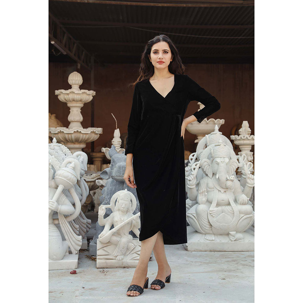 Gulabo Jaipur Kalki Black Dress (XXS )