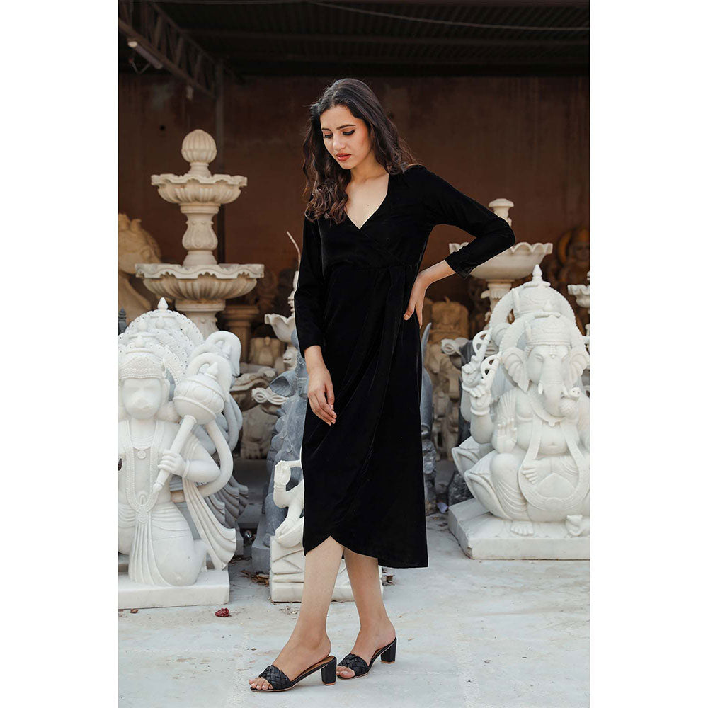 Gulabo Jaipur Kalki Black Dress (XXS )