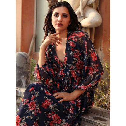 Gulabo Jaipur Ruby Blue Dress (XXS )