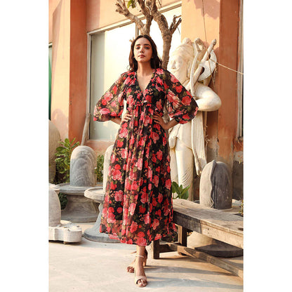 Gulabo Jaipur Ruby Red Dress