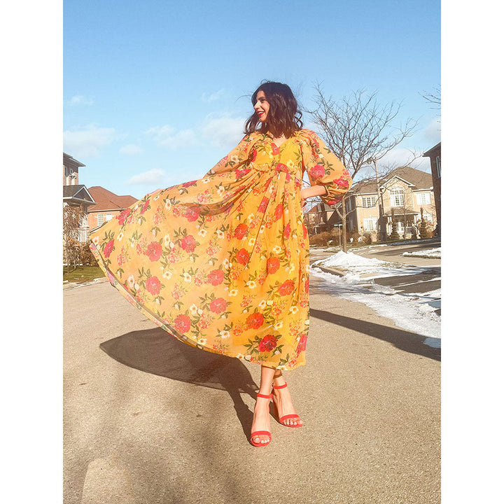 Gulabo Jaipur Ruby Yellow Dress