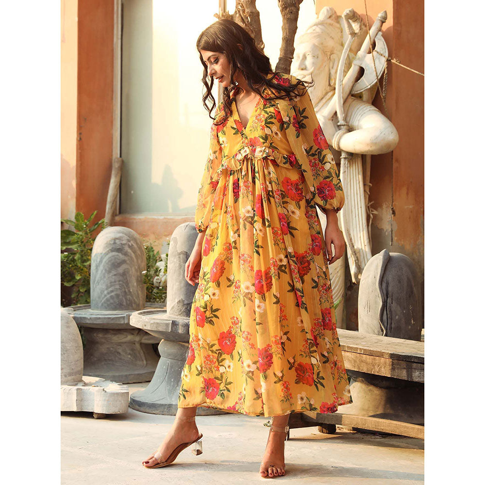 Gulabo Jaipur Ruby Yellow Dress