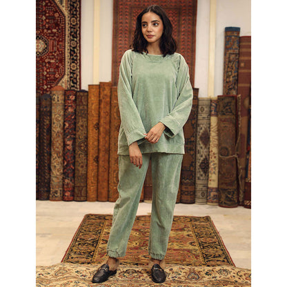 Gulabo Jaipur Zoha Green (Set of 2)