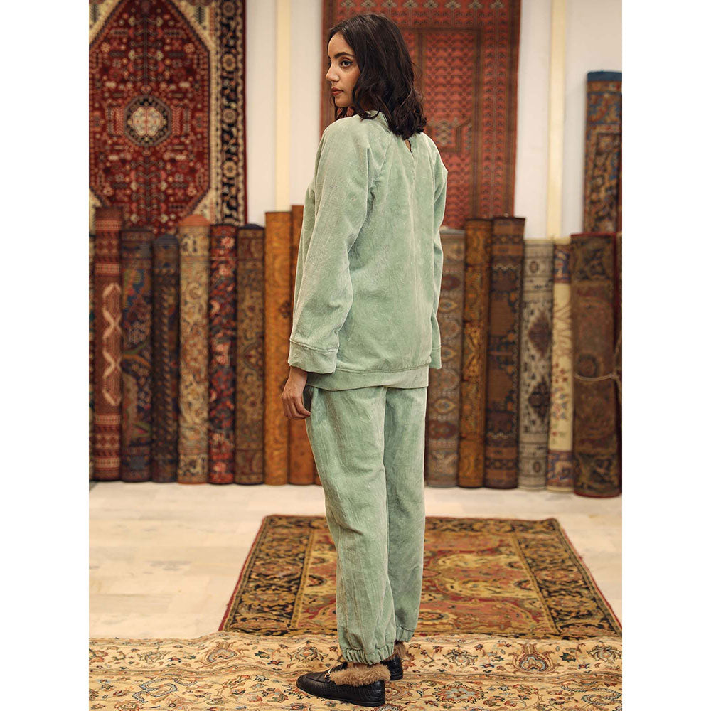 Gulabo Jaipur Zoha Green (Set of 2)