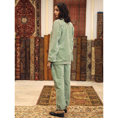 Gulabo Jaipur Zoha Green (Set of 2)