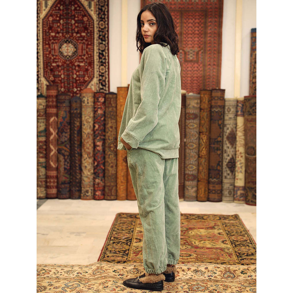 Gulabo Jaipur Zoha Green (Set of 2)