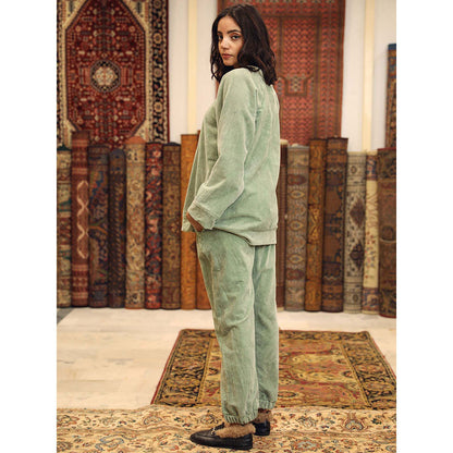 Gulabo Jaipur Zoha Green (Set of 2)