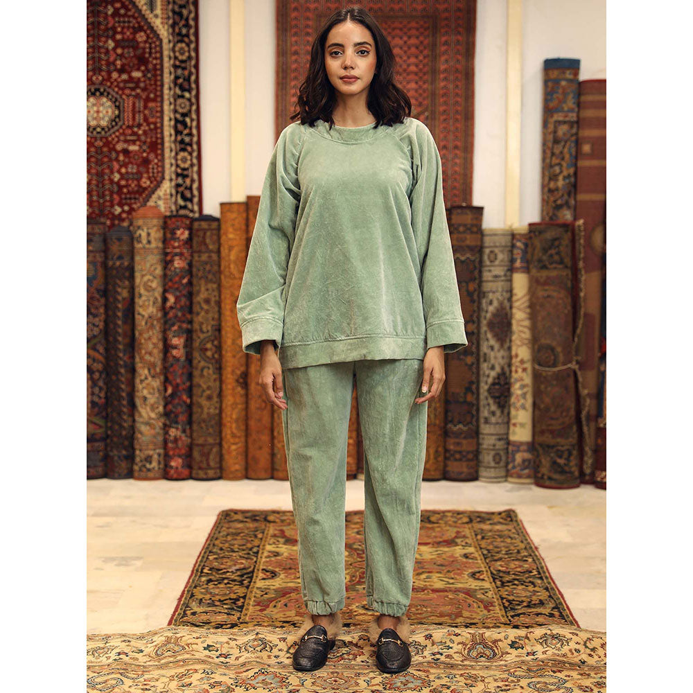 Gulabo Jaipur Zoha Green (Set of 2)