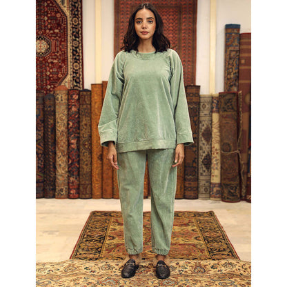 Gulabo Jaipur Zoha Green (Set of 2)