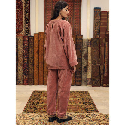 Gulabo Jaipur Zoha Peach (Set of 2)