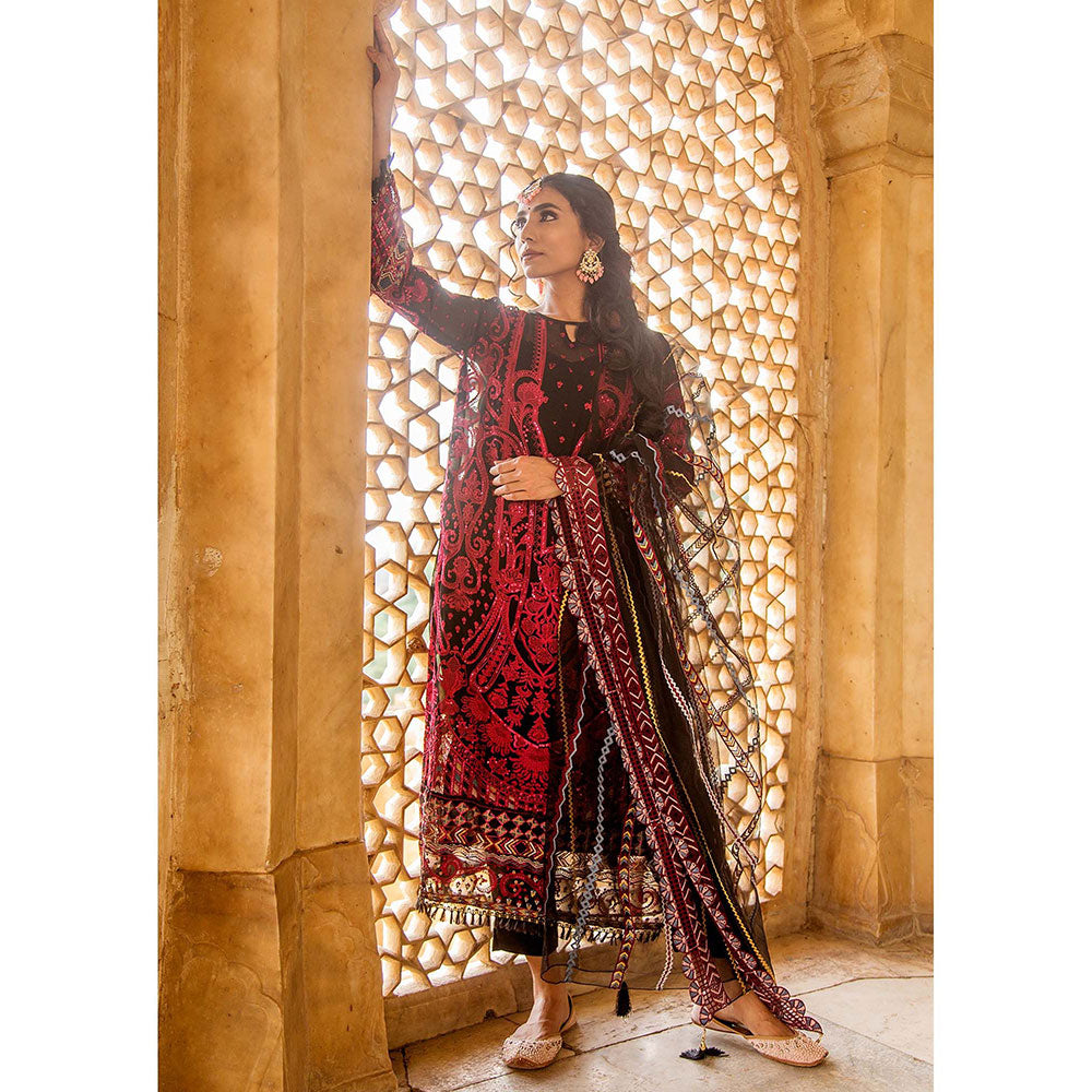 Gulabo Jaipur Norin Black Kurta (Set of 4)