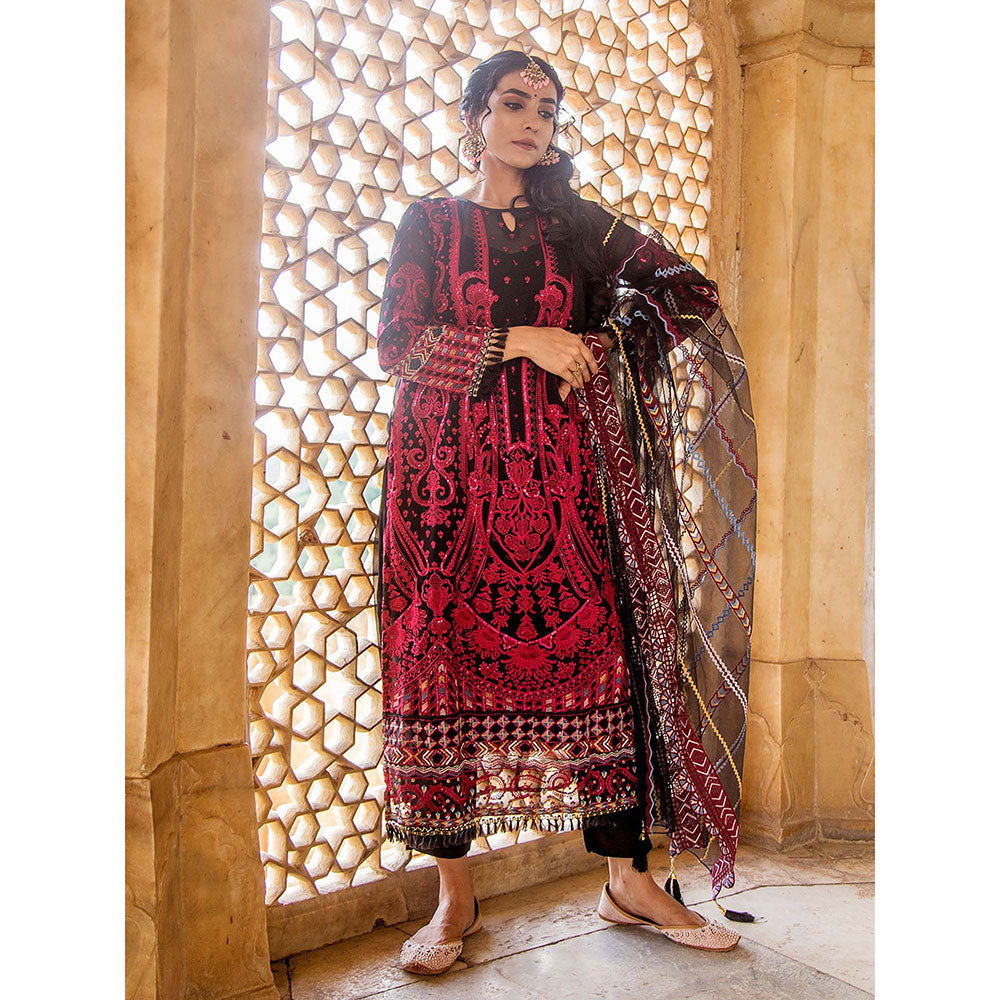 Gulabo Jaipur Norin Black Kurta (Set of 4)