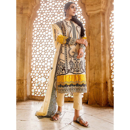 Gulabo Jaipur Nusrat Offwhite Kurta (Set of 4)
