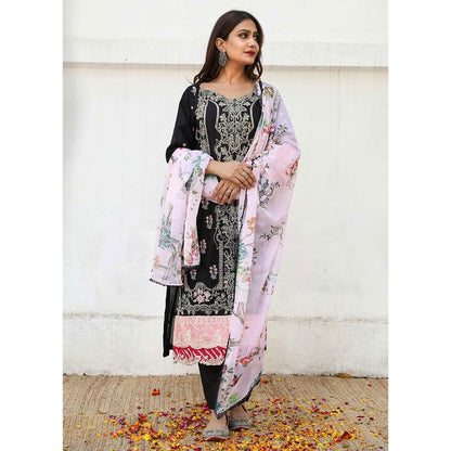 Gulabo Jaipur Nora Black Kurta (Set of 4)