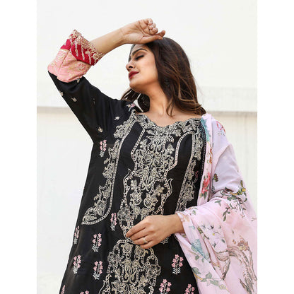 Gulabo Jaipur Nora Black Kurta (Set of 4)