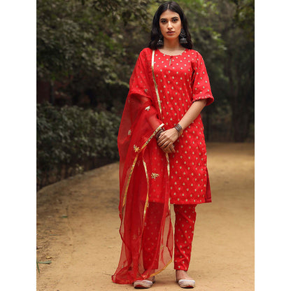 Gulabo Jaipur Falki Straight Kurta (Set of 3)