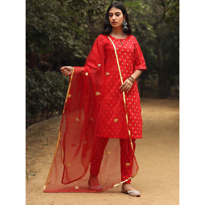 Gulabo Jaipur Falki Straight Kurta (Set of 3)