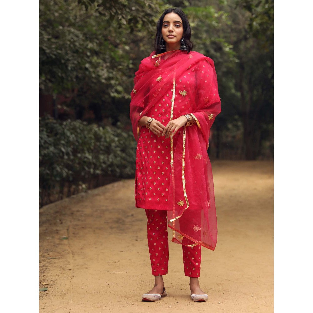 Gulabo Jaipur Falki Straight Kurta (Set of 3)