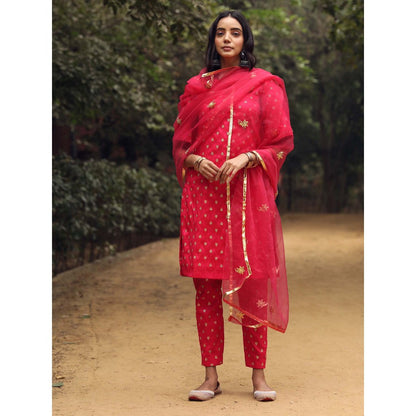Gulabo Jaipur Falki Straight Kurta (Set of 3)