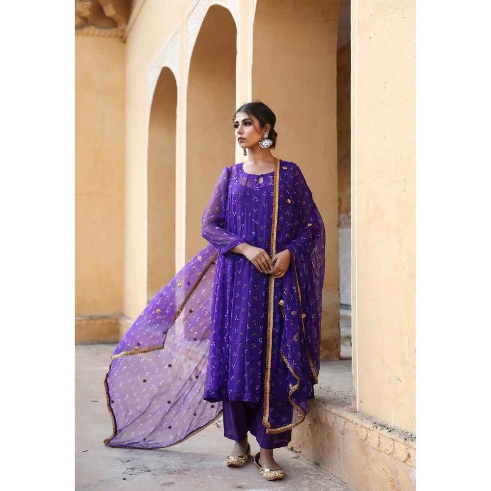 Gulabo Jaipur Gomti Purple (Set of 4)