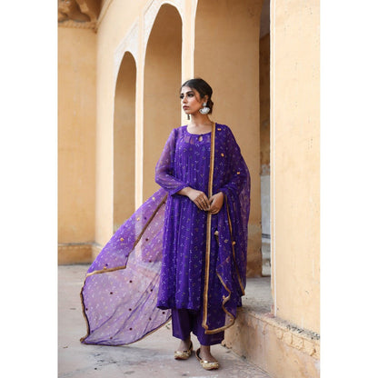 Gulabo Jaipur Gomti Purple (Set of 4)