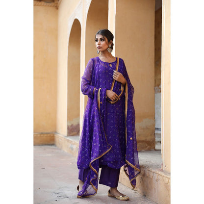 Gulabo Jaipur Gomti Purple (Set of 4)