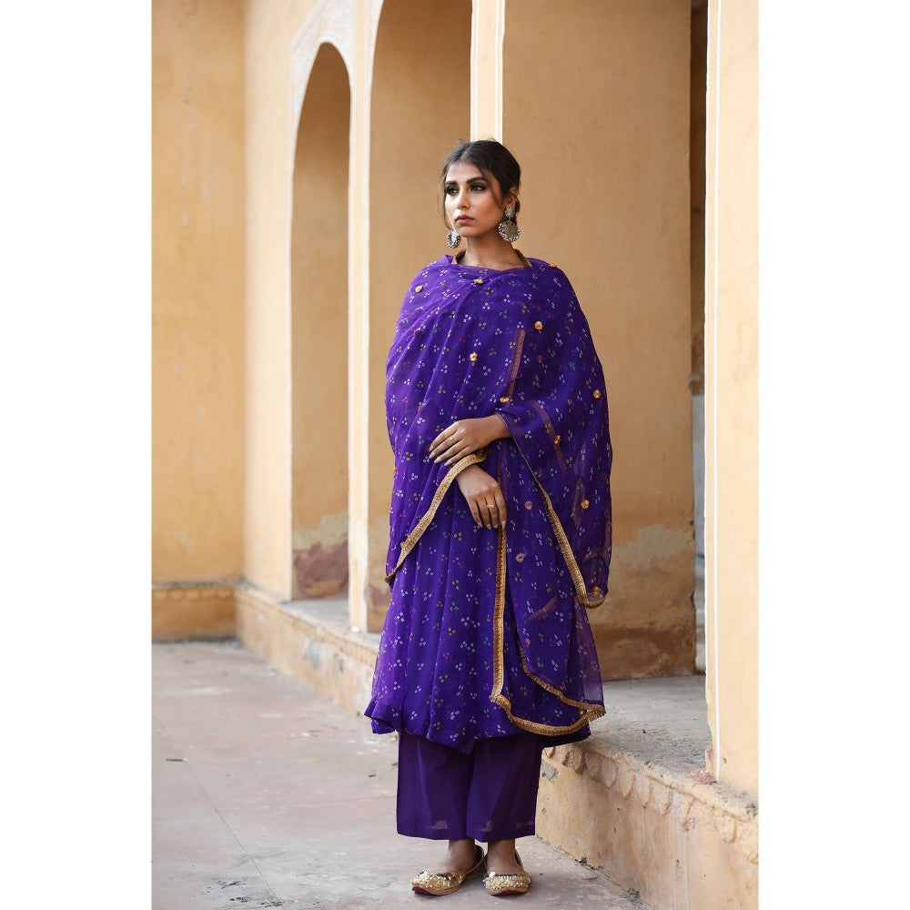 Gulabo Jaipur Gomti Purple (Set of 4)