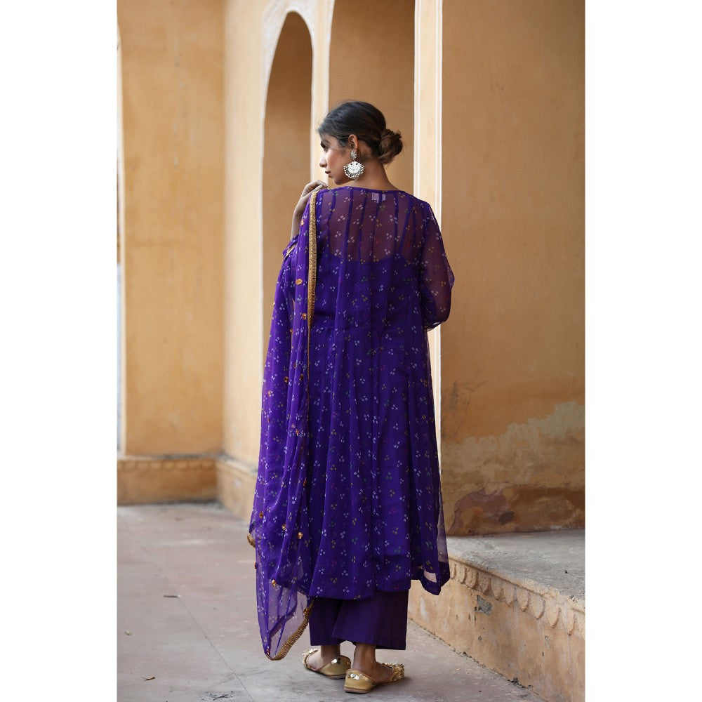 Gulabo Jaipur Gomti Purple (Set of 4)