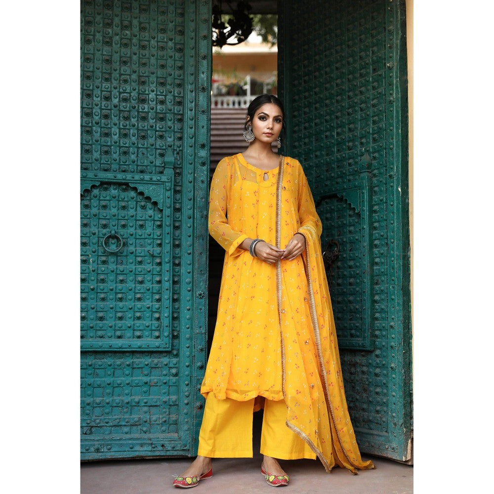 Gulabo Jaipur Gomti Yellow (Set of 4)