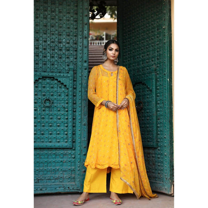 Gulabo Jaipur Gomti Yellow (Set of 4)