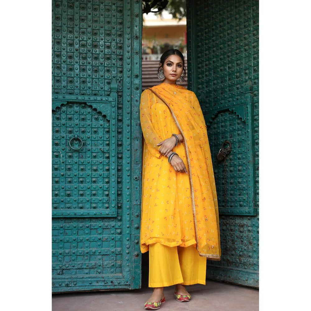Gulabo Jaipur Gomti Yellow (Set of 4)