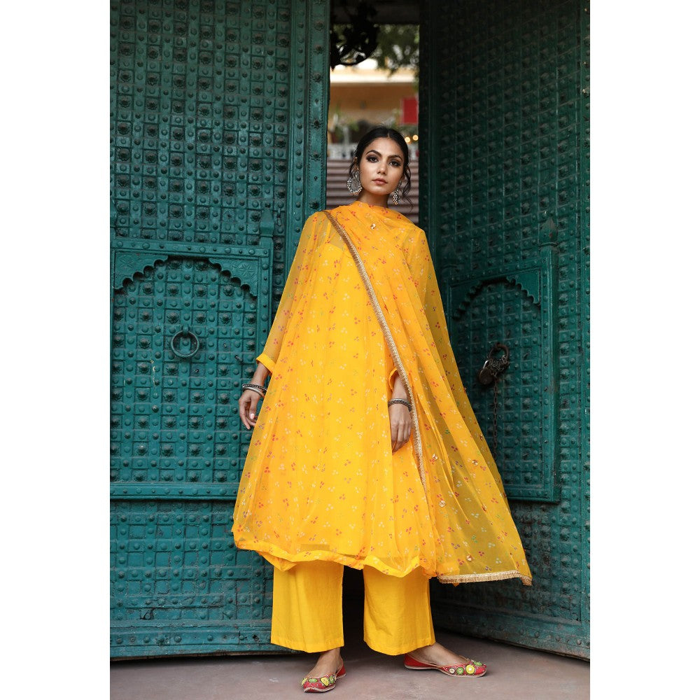 Gulabo Jaipur Gomti Yellow (Set of 4)