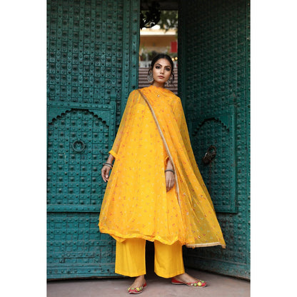 Gulabo Jaipur Gomti Yellow (Set of 4)