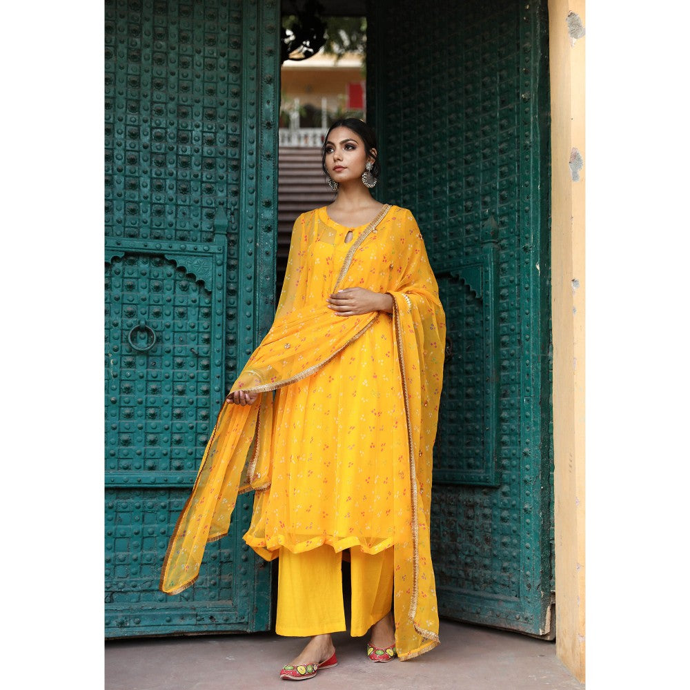 Gulabo Jaipur Gomti Yellow (Set of 4)