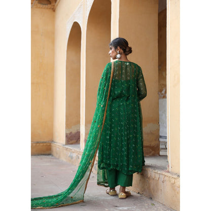 Gulabo Jaipur Gomit Green (Set of 4)