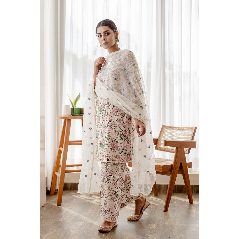 Gulabo Jaipur Lily White Straight (Set of 3)
