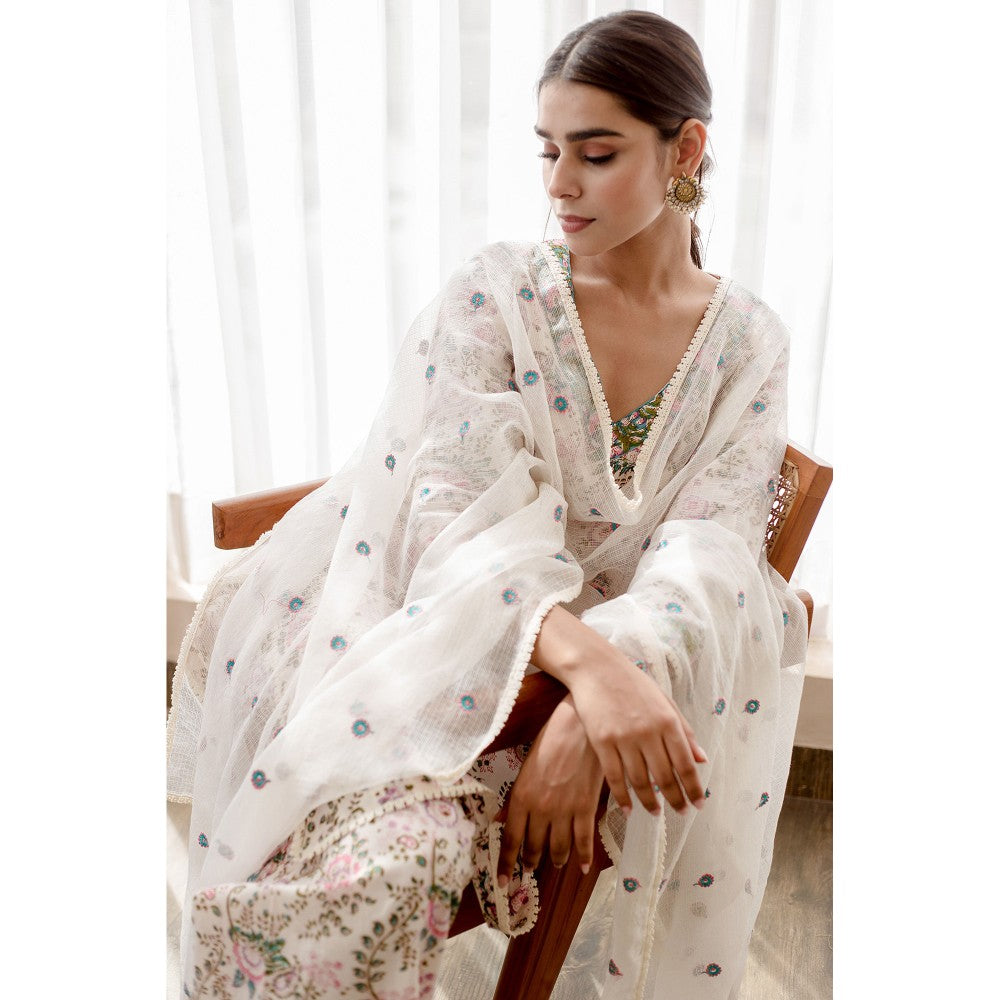 Gulabo Jaipur Lily White Straight (Set of 3)