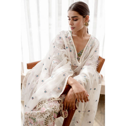 Gulabo Jaipur Lily White Straight (Set of 3)