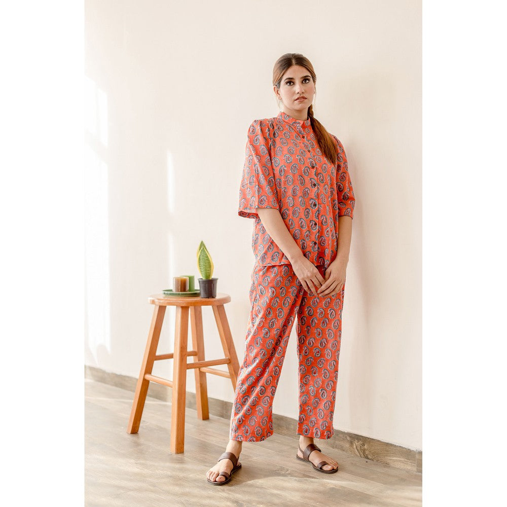 Gulabo Jaipur Star Orange Co-Ord (Set of 2)