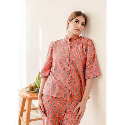 Gulabo Jaipur Star Orange Co-Ord (Set of 2)
