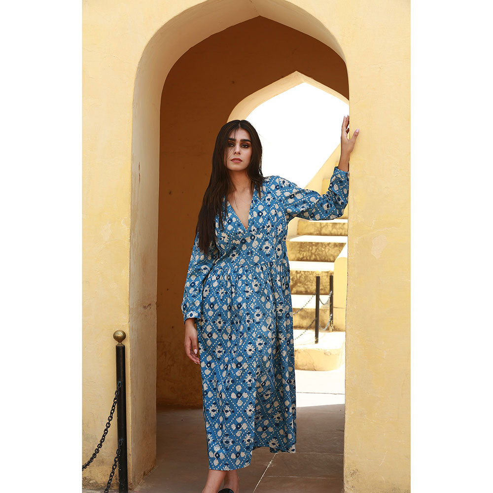 Gulabo Jaipur Lilac Indigo Dress