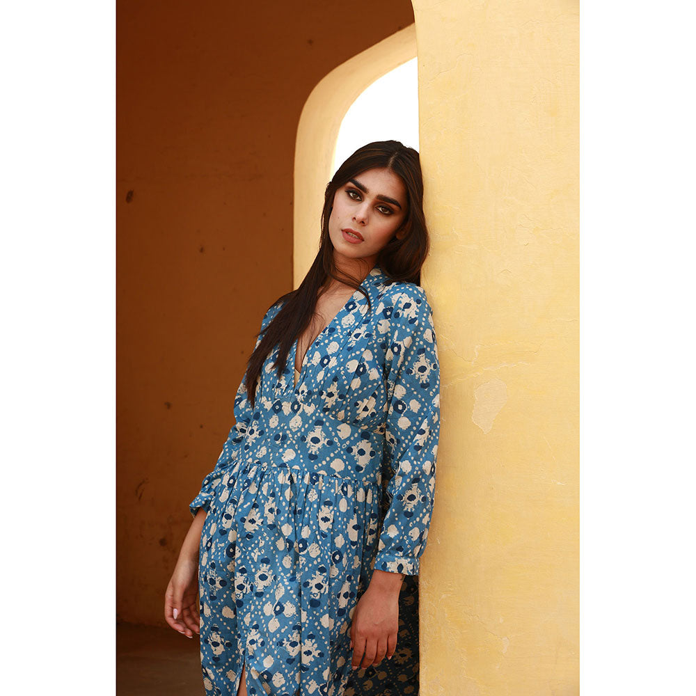 Gulabo Jaipur Lilac Indigo Dress