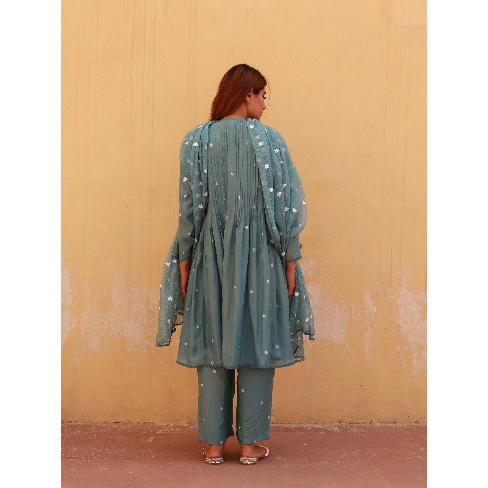 Gulabo Jaipur Ada Sky Kurta (Set of 3)