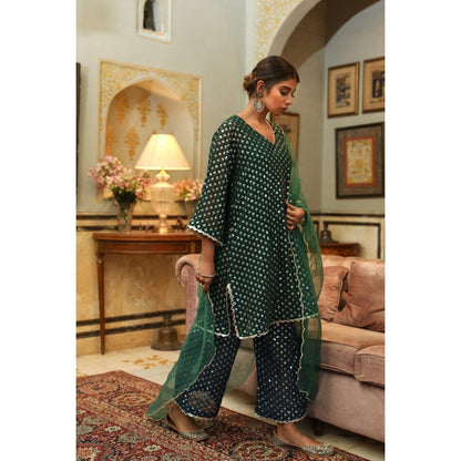Gulabo Jaipur Uzma Emerald Straight (Set of 5)