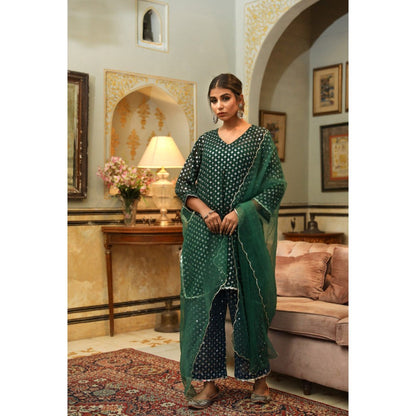 Gulabo Jaipur Uzma Emerald Straight (Set of 5)