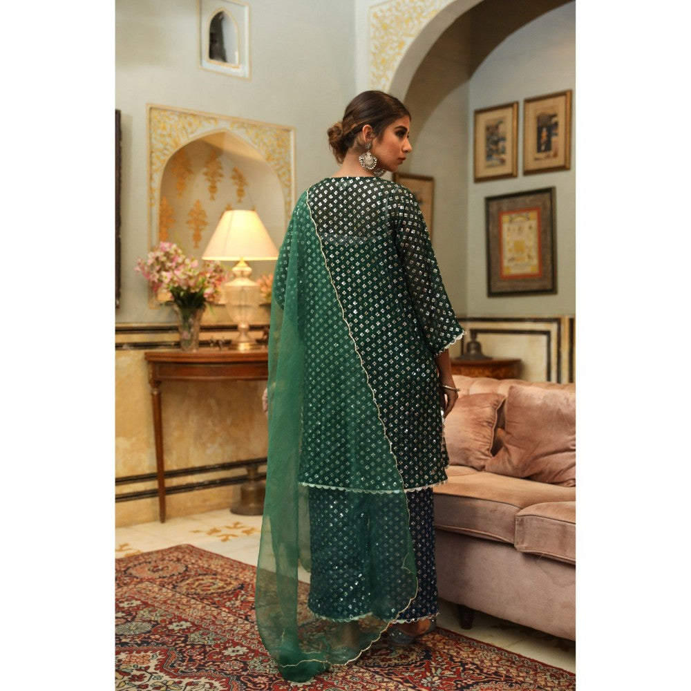 Gulabo Jaipur Uzma Emerald Straight (Set of 5)
